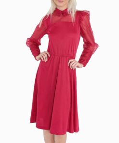 Raspberry Red Party Dress TU31