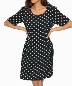 Vintage Polka Dot Dress TU38